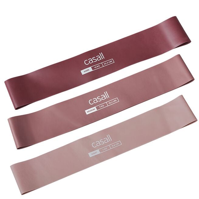 Gummiband 3-pack Rosa