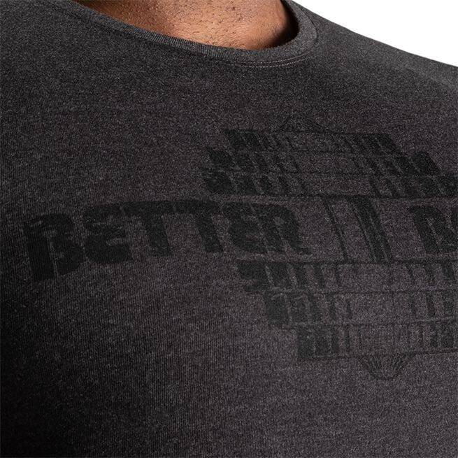 Recruit Tee, Dark Grey Melange
