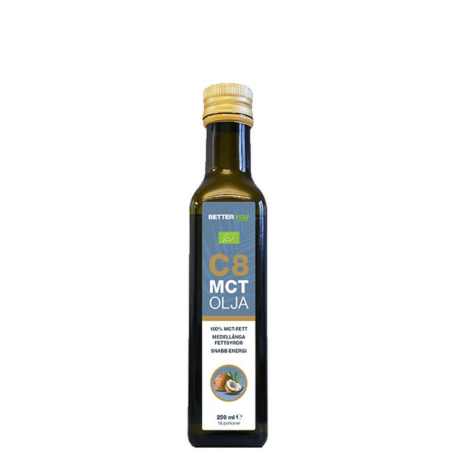 Ekologisk C8 MCT Olja 250 ml