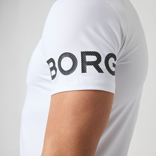 Borg T-shirt Vit