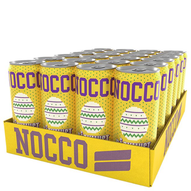 Flak 24 x NOCCO BCAA 330 ml Påskmust Limited Edition