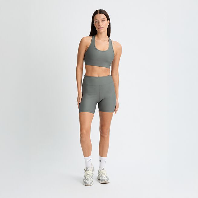 Ribbade Cykelshorts Grön