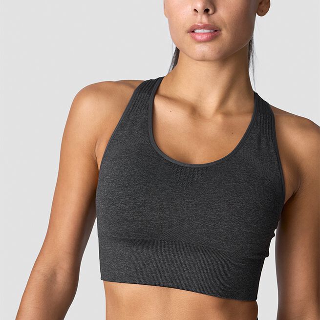 Soft Seamless Sport-BH Grå