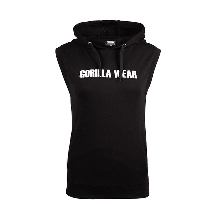 Gorilla Wear Virginia Sleeveless Hoodie Black