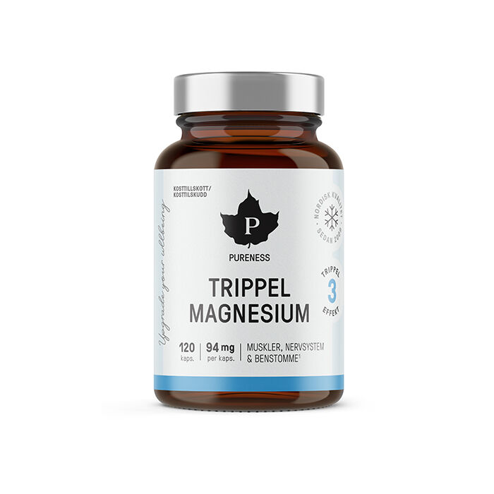 Trippel Magnesium 120 kapslar