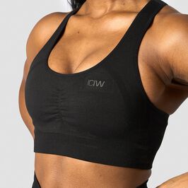Rush Seamless Sports Bra, Black, L  Rush Seamless Sport-bh Svart