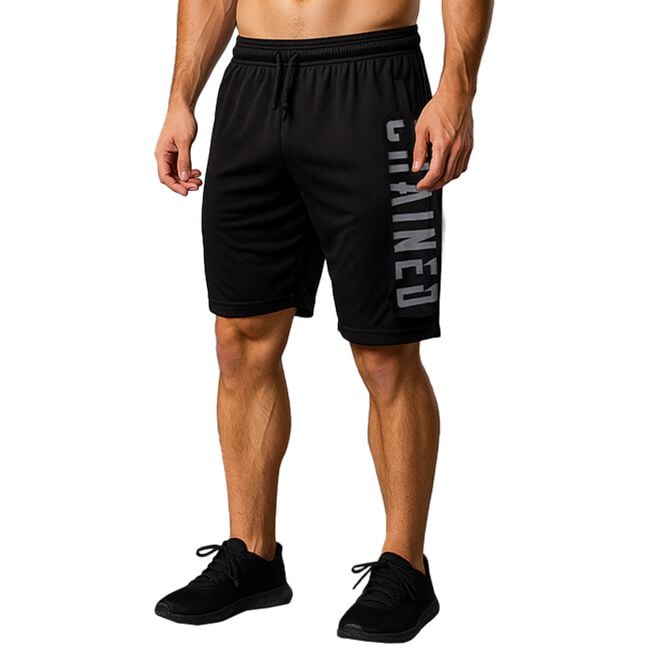 Chained Mesh Shorts Svart