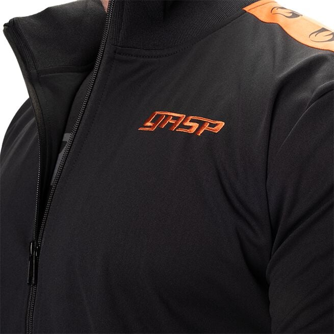 Track Suit Jacket, Black/Flame