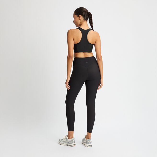 Ribbade Tights Svart