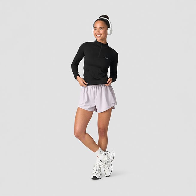 Define Långärmad 1/4 Zip Svart