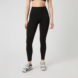 Studio Seamless Ribbed Tights, Black Beauty, XS  Seamless Ribbed Byxor Svart