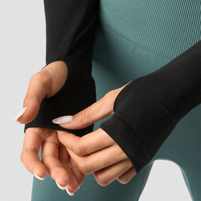 Define Långarmad Tröja Svart