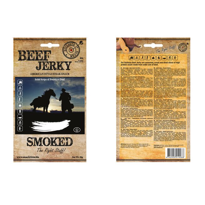 Beef Jerky, 50 g, Smoked 