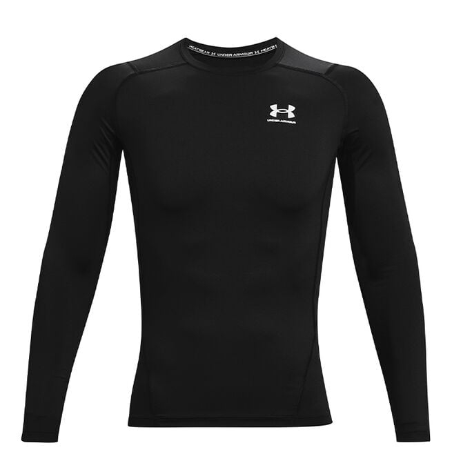 UA HG Armour Comp LS, Black