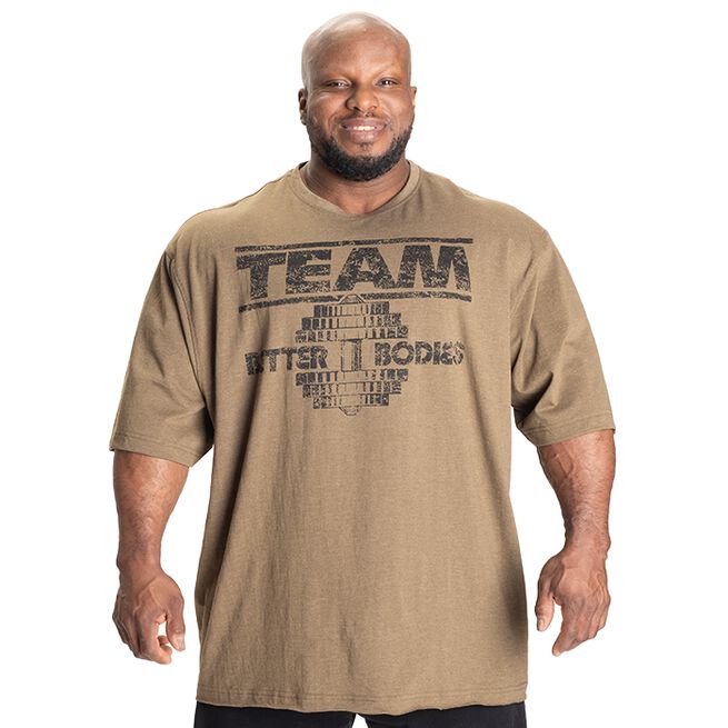 Team Pump Cover Iron Tee, Army Green Melange
