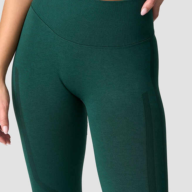 Rush Seamless Tights Mörkgrön