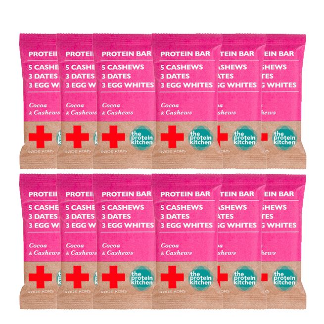 "12 x Protein Bar, 55 g" Cashew & Cacao