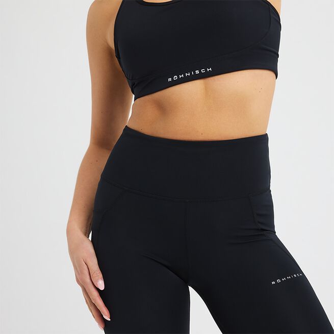 Mesh Sport-bh Svart