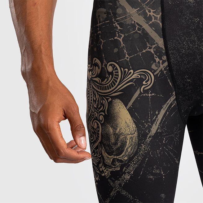Santa Muerte 5.0 Vale Tudo Shorts Svart Guld