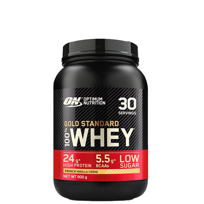 100% Whey Gold Standard Vassleprotein 908 g French Vanilla