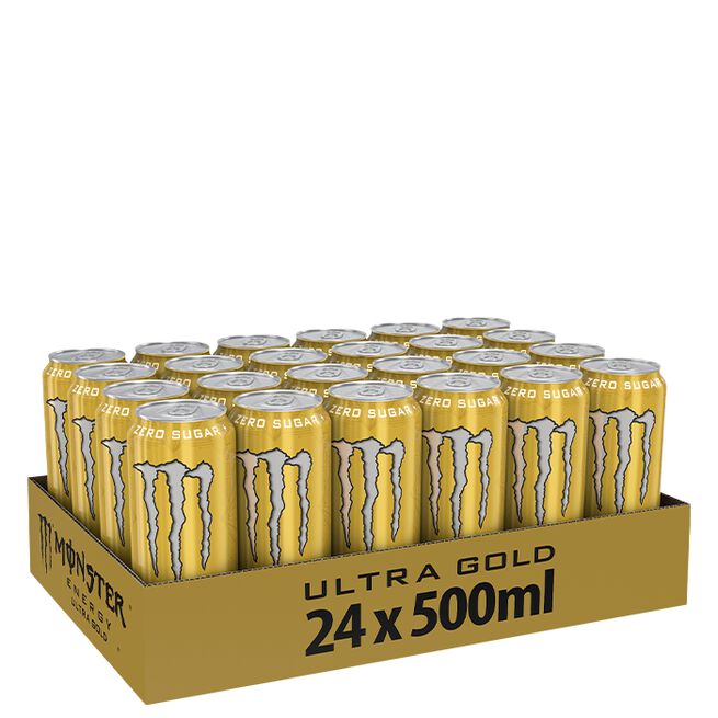 Monster Energy Flak Ultra Gold 50 cl 24-pack 