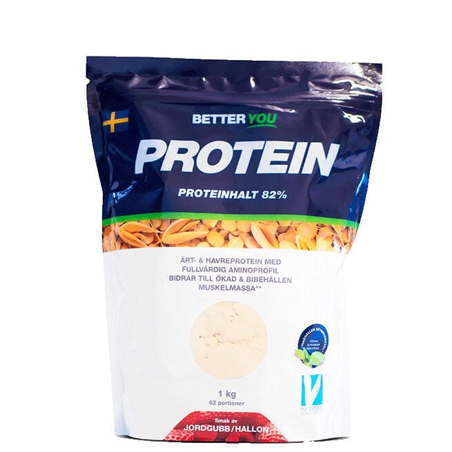 Ärt och Havreprotein 1 kg Jordgubb/Hallon