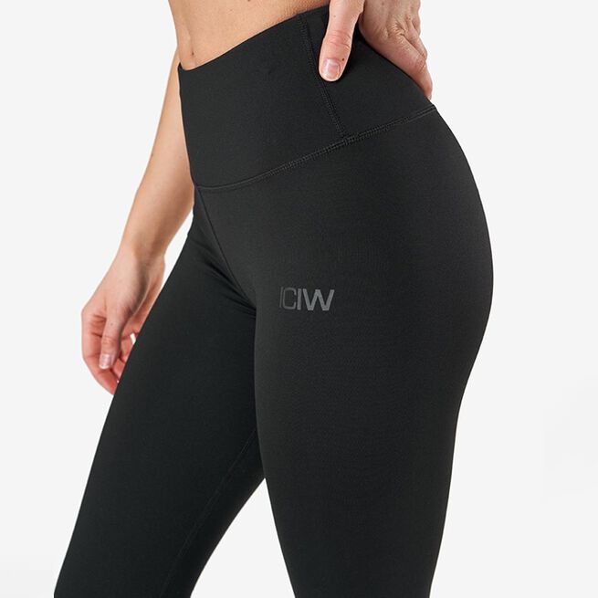 Classic High Waist Tights, Black