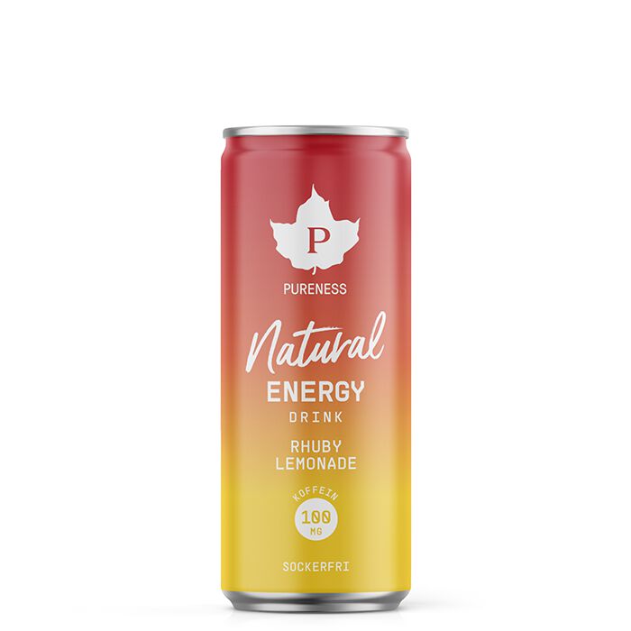Köp Natural Energy Drink Rhuby Lemonade 330 ml