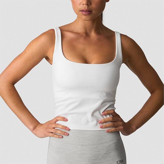 Smooth Seamless 2-i-1 Linne Vit