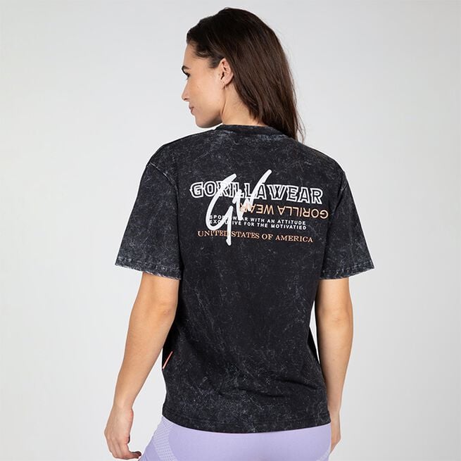 Medina Oversized T-Shirt, Washed Black