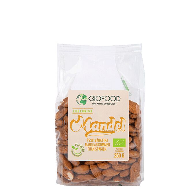 Mandel Hel, 250 g Biofood