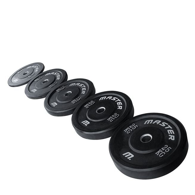 Master Fitness Bumpers plate set 150 kg