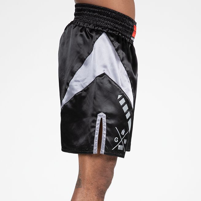 Gorilla Wear Hornell Boxing Shorts, Black/Grey