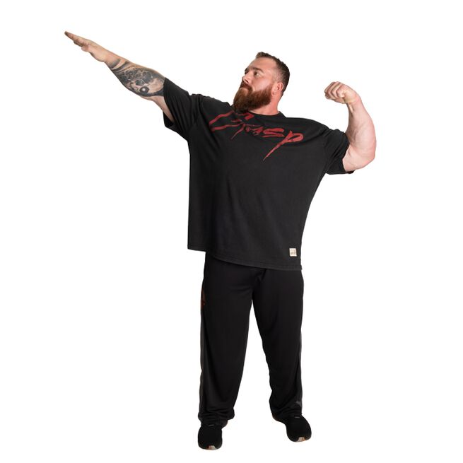 Vintage Original T-shirt Tvättad Svart Röd