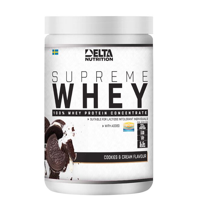 Supreme Whey 100 Vassleprotein 900 g Cookies & Cream