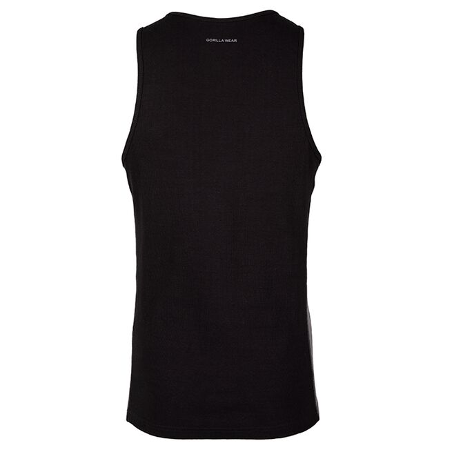 Richmond Rib Tank Top, Black/Grey, S/M 