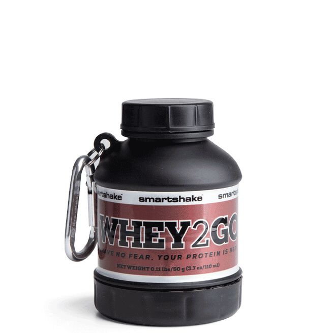 Smartshake Whey2Go Funnel Black Protein Powder Storage Container 50g – BPA  Free Shaker Bottle Funnel for Whey Protein Powder + Protein Shakes 110ml