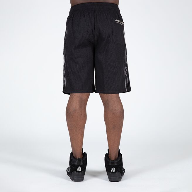 Buffalo Old School Workout Shorts, Black/Grey