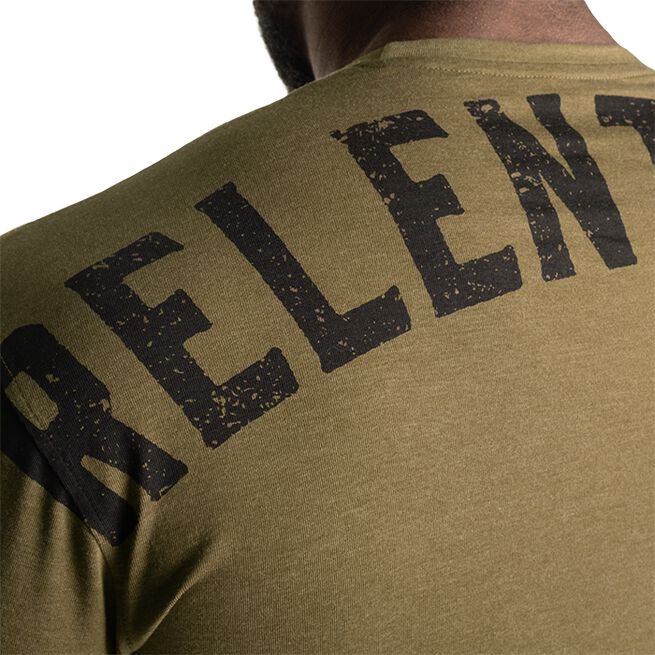 Skull Standard Tee, Army Green Melange