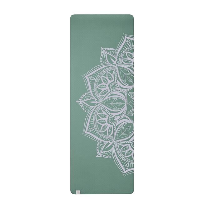 Mandala Point Yogamatta 6mm Grön
