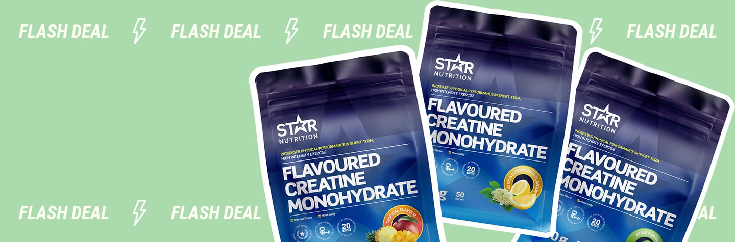 FLASH DEAL: FLAVOURED CREATINE 300G - 129KR