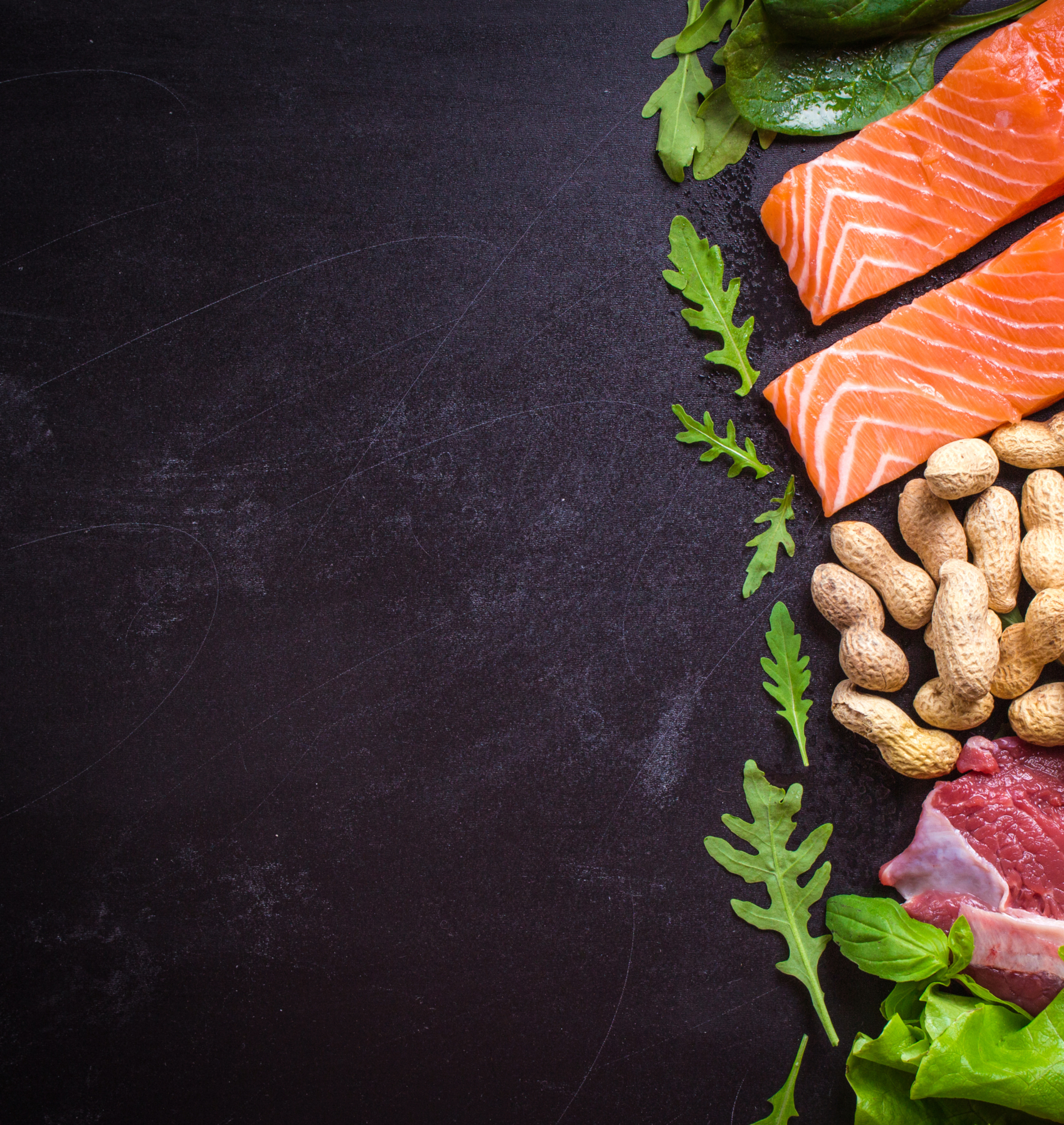 dekorativ bild på mat