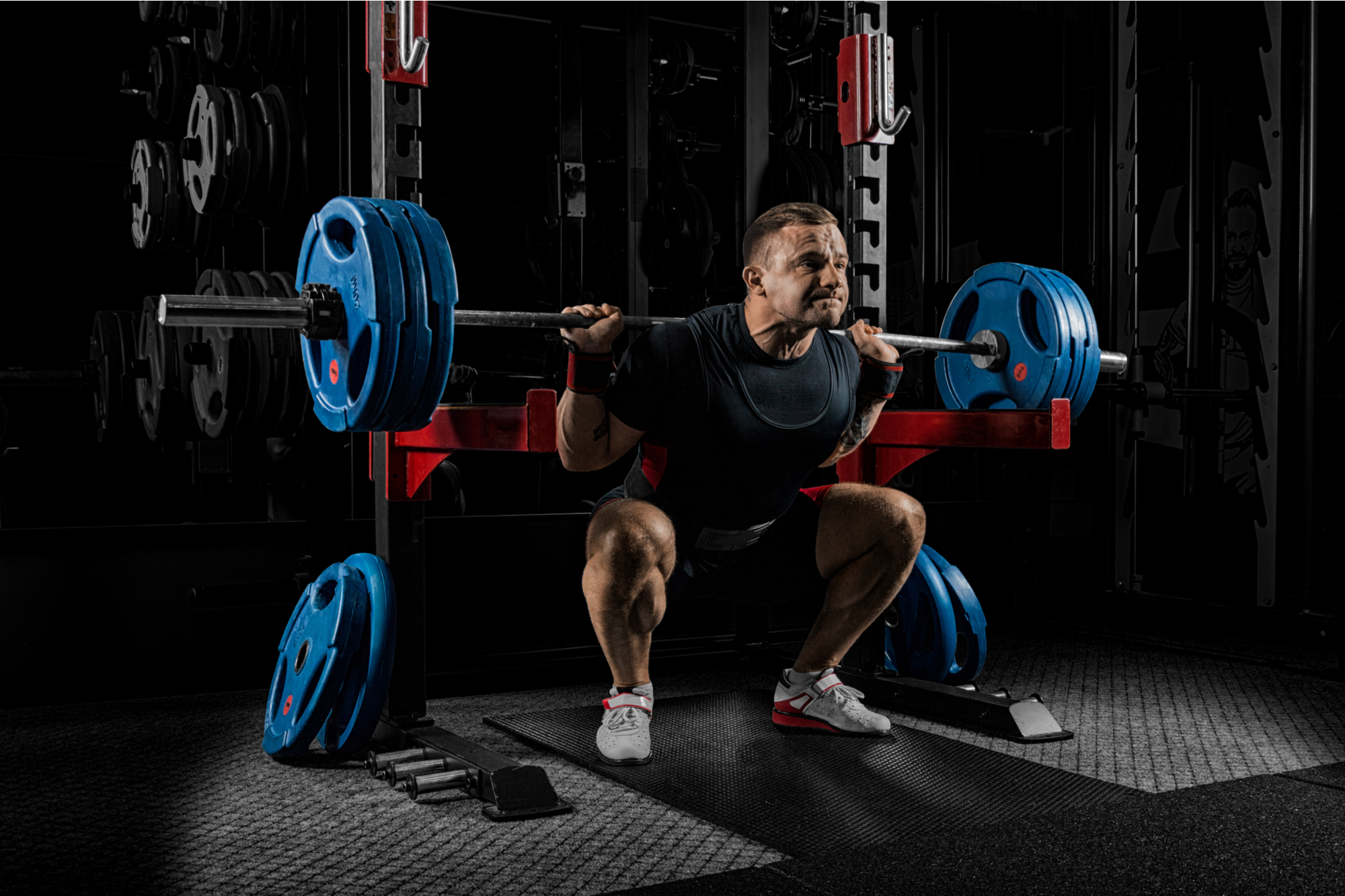 Man knäböjer 140kg Man knäböjer 140kg