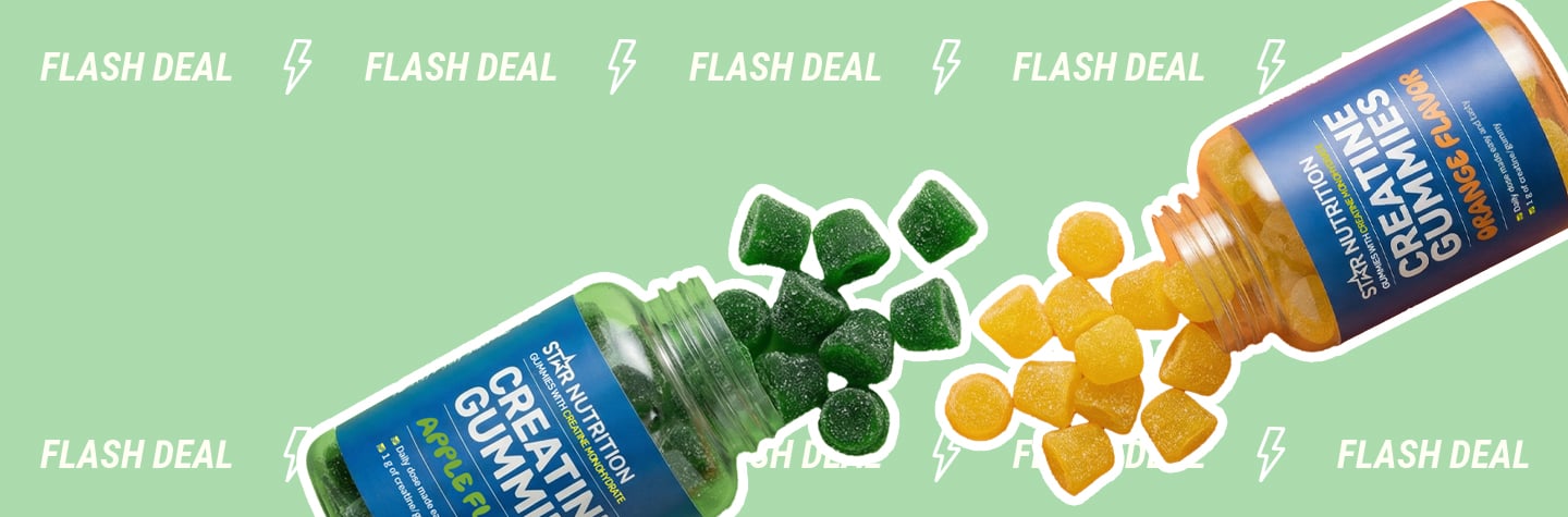 Flash Deal: Creatine Gummies, 25% rabatt