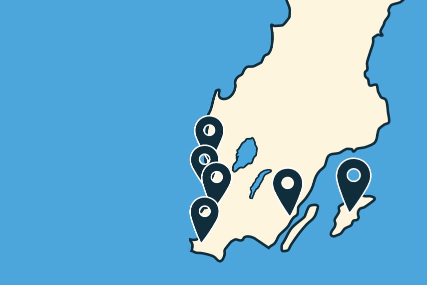 Tourplan - karta