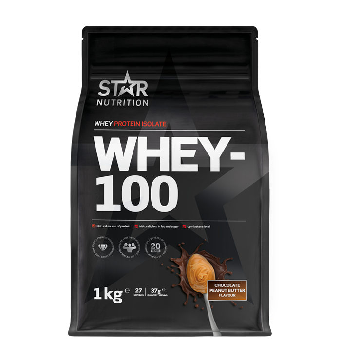 Läs mer om Whey-100 Vassleprotein 1 kg