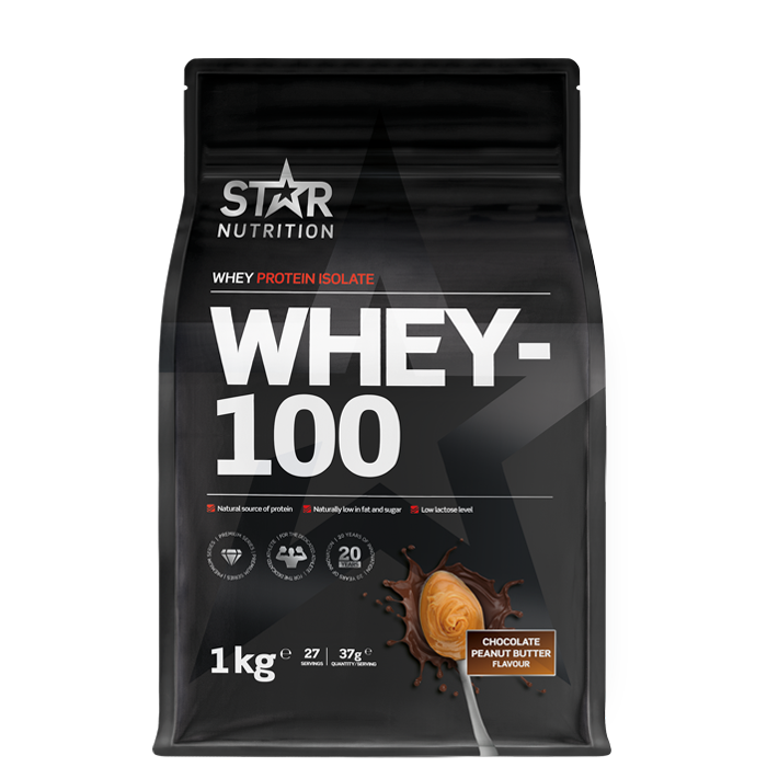 Whey-100 Vassleprotein 1 kg