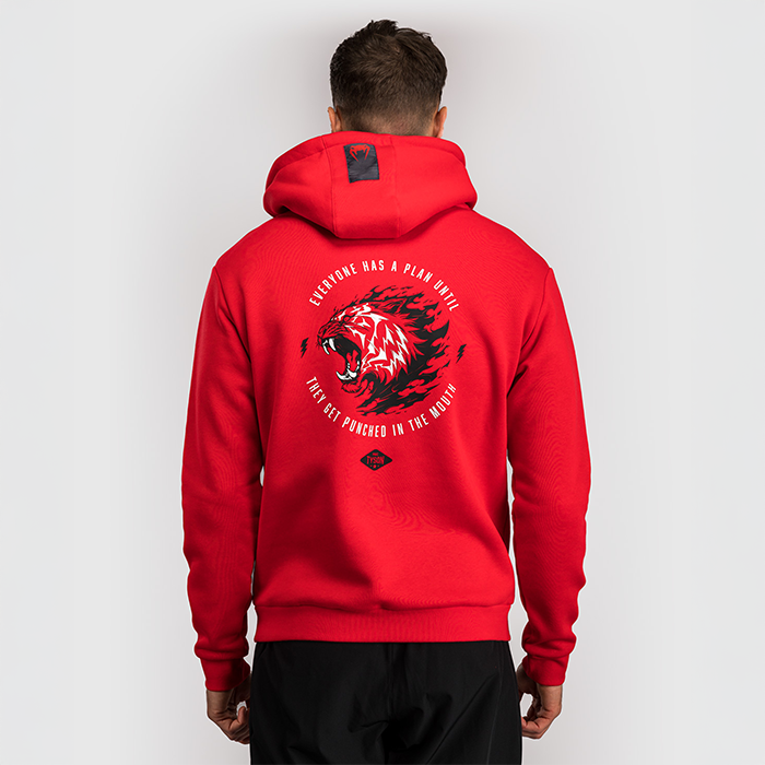 Venum X Mike Tyson Everyone has a plan Hoodie R&ouml;d Svart