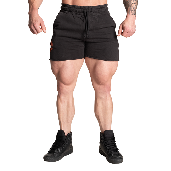 GASP Classic Sweatshorts Acid Washed Black