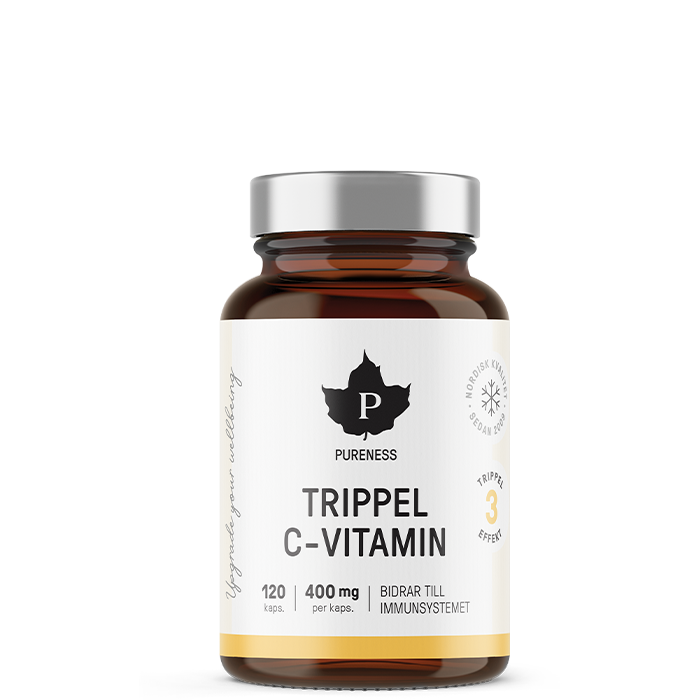 Läs mer om Trippel C-vitamin 120 kapslar